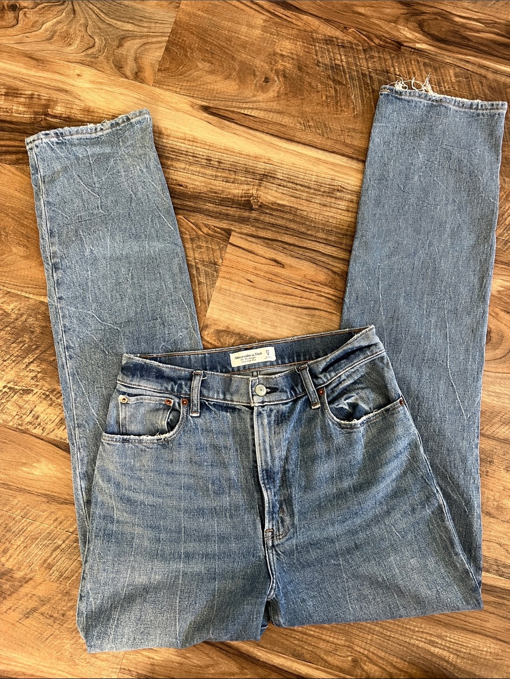 Abercrombie & Fitch 90s straight ultra high rise 27 Long - Picture 6 of 6